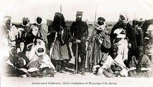 IN-SALAH - LIEUTENANT COTTENEST - CHEF DES TOUAREGS